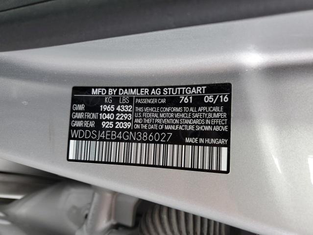 2016 MERCEDES-BENZ CLA 250 #3296306410