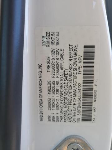 2018 ACURA RDX 5J8TB4H34JL024722