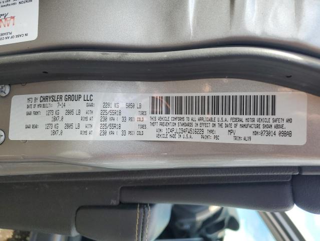 2015 JEEP CHEROKEE L - 1C4PJLDB4FW516229