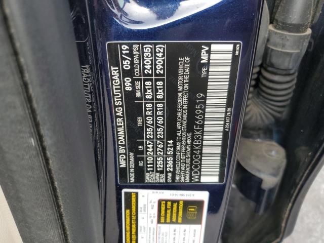 2019 MERCEDES-BENZ GLC 300 4M - WDC0G4KB3KF669519