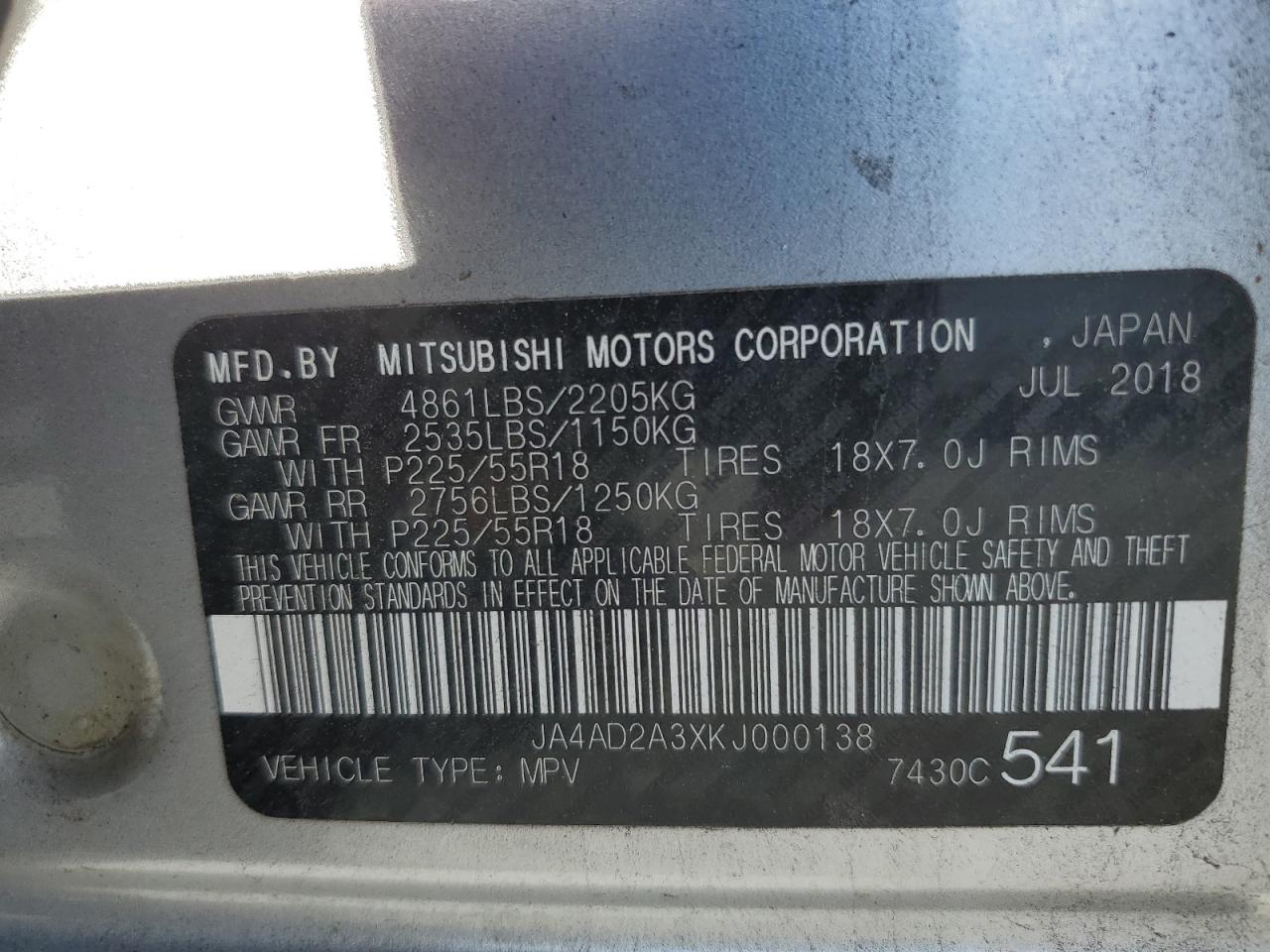 MITSUBISHI OUTLANDER ES