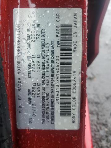 2016 MAZDA 6 SPORT - JM1GJ1U52G1406700