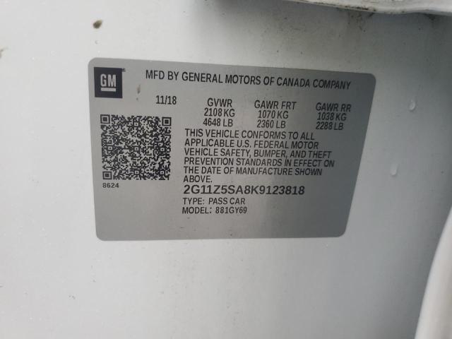 2019 CHEVROLET IMPALA LT - 2G11Z5SA8K9123818