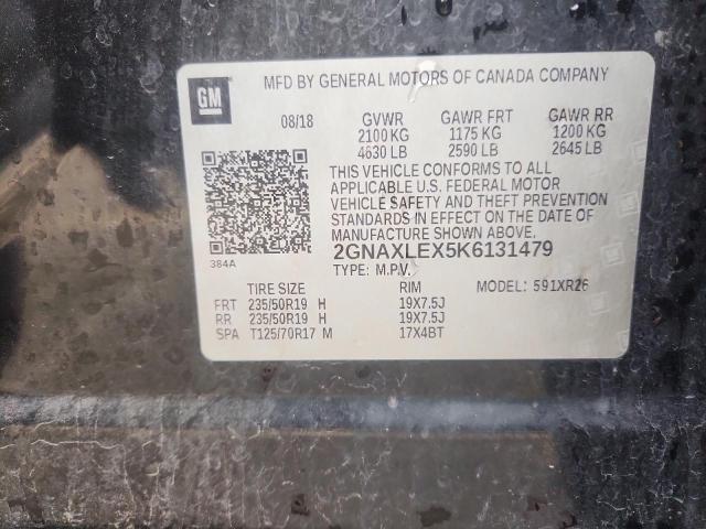 2019 CHEVROLET EQUINOX LT 2GNAXLEX5K6131479