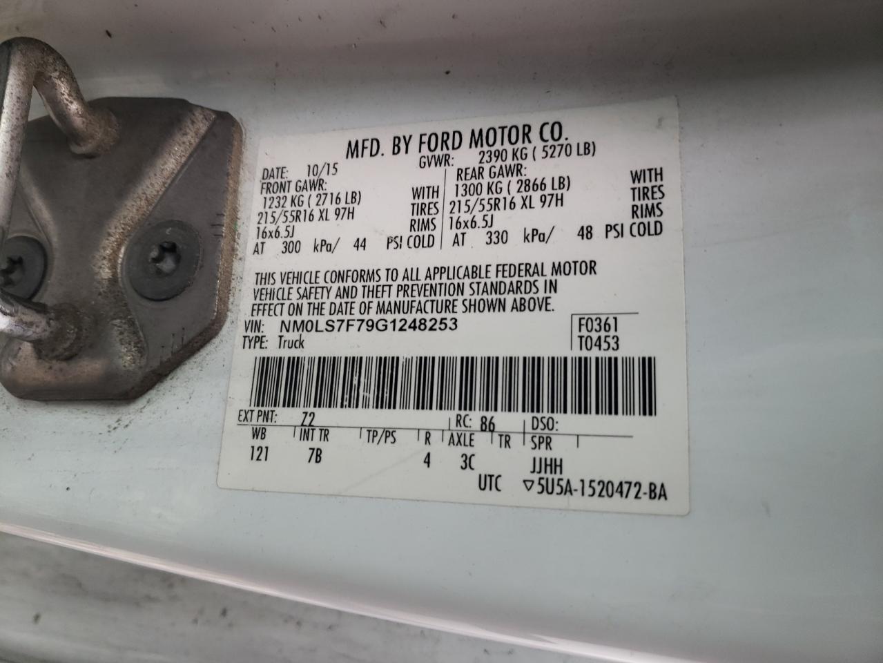 FORD TRANSIT CONNECT XLT