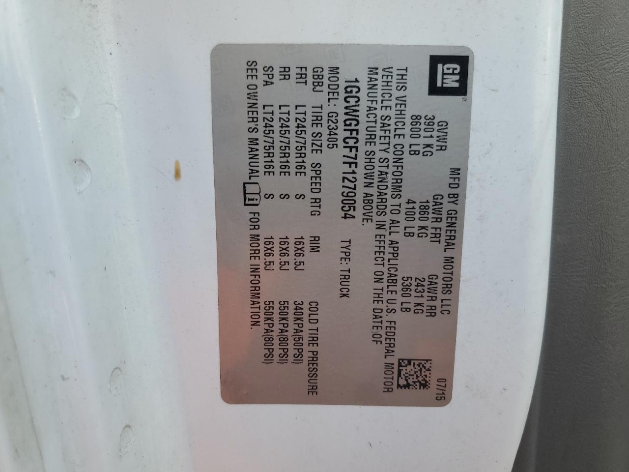 CHEVROLET EXPRESS G2