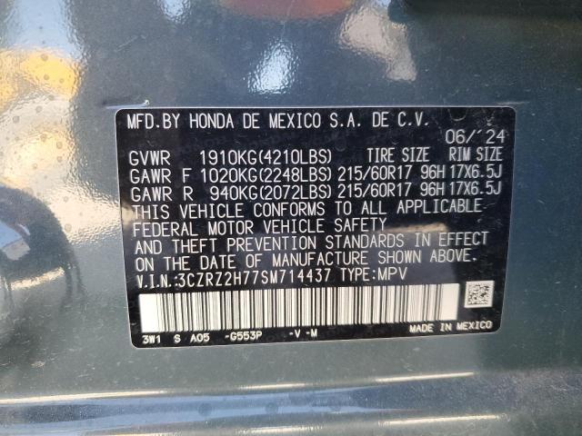 2025 HONDA HR-V EXL - 3CZRZ2H77SM714437