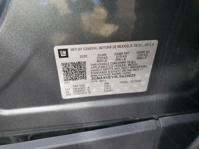 2020 CHEVROLET EQUINOX LT #3293451424