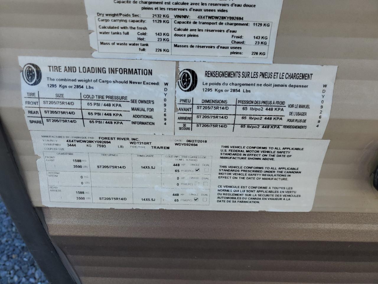 Lot #3269875187 2019 WILDWOOD WILDWOOD