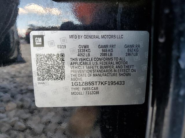 2019 CHEVROLET MALIBU LS - 1G1ZB5ST7KF195433