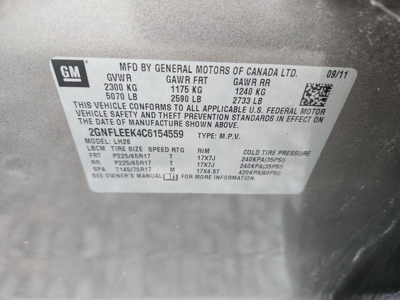 CHEVROLET EQUINOX LT