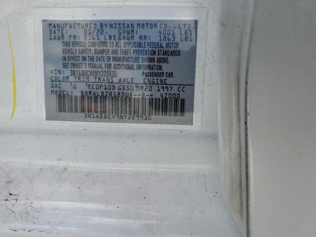 2022 NISSAN SENTRA SV #3297837168