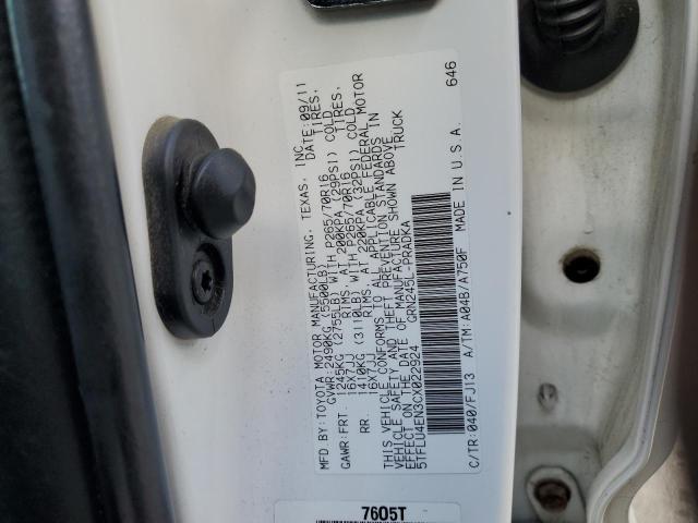 2012 TOYOTA TACOMA DOU #3260669649