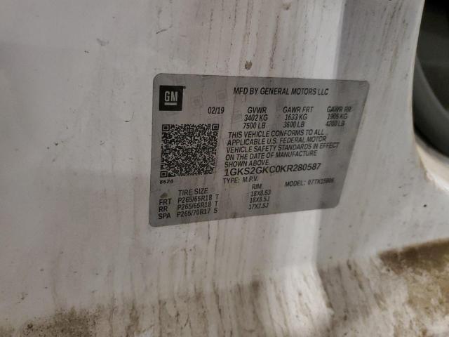 2019 GMC YUKON XL K #3275603787