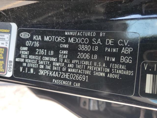2017 KIA FORTE LX #3297076489