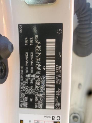 2022 TOYOTA 4RUNNER LI JTEKU5JR1N6074793