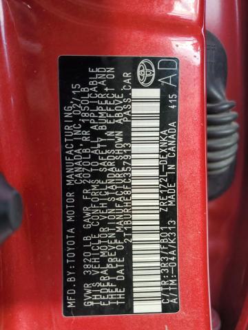 2015 TOYOTA COROLLA L - 2T1BURHE8FC357913