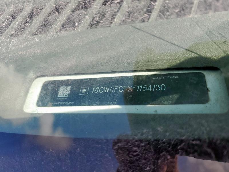 2015 CHEVROLET EXPRESS G2 1GCWGFCF8F1154130