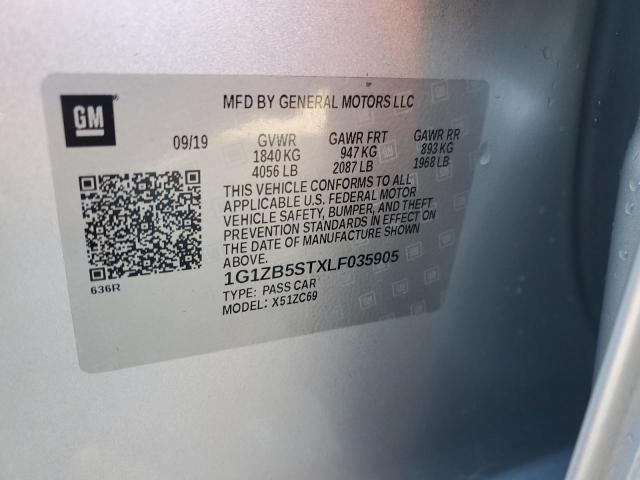 2020 CHEVROLET MALIBU LS #3284845550