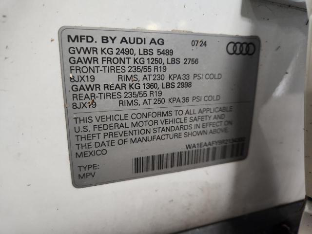 2024 AUDI Q5 PREMIUM PLUS 45 WA1EAAFY9R2134300