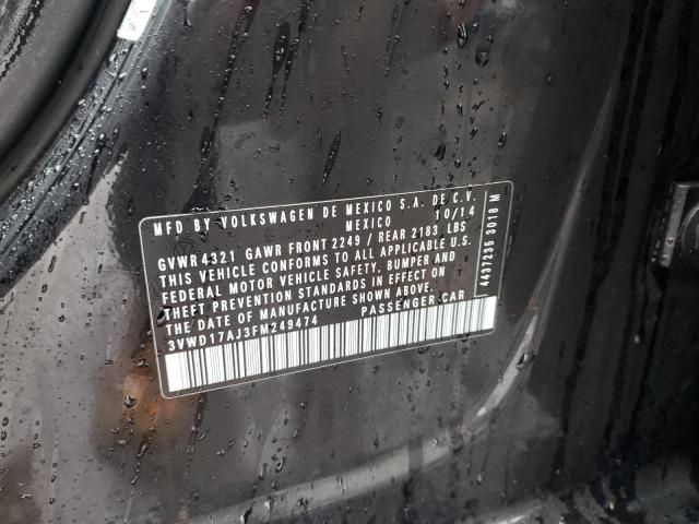 2015 VOLKSWAGEN JETTA SE 3VWD17AJ3FM249474