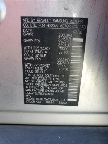 2018 NISSAN ROGUE - KNMAT2MT5JP614661