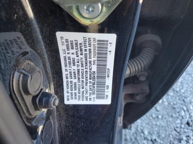 2020 HONDA INSIGHT TO 19XZE4F96LE004104