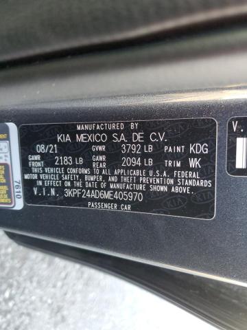 2021 KIA FORTE FE #3302700012