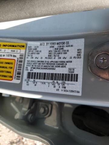 2022 FORD BRONCO SPO 3FMCR9C6XNRD09582