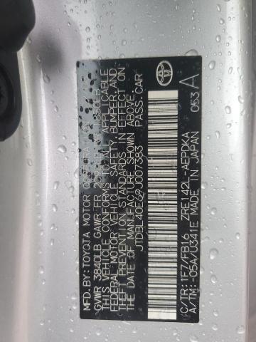 2009 TOYOTA COROLLA BA #3281610400