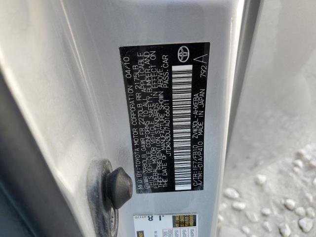 2010 TOYOTA PRIUS - JTDKN3DU7A0166011