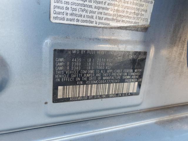 2010 SUBARU LEGACY 2.5 - 4S3BMCG66A3226343