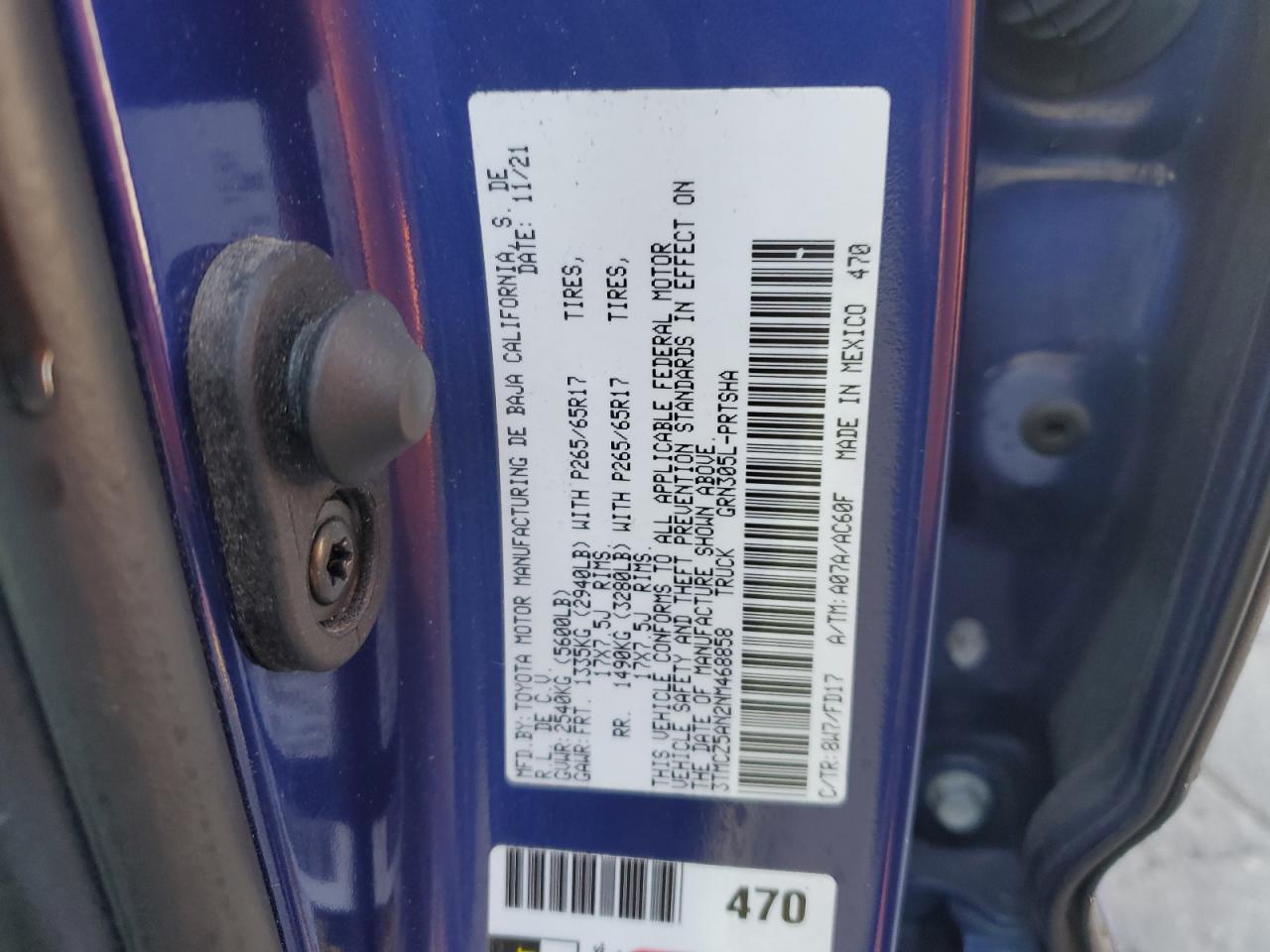 TOYOTA TACOMA DOUBLE CAB