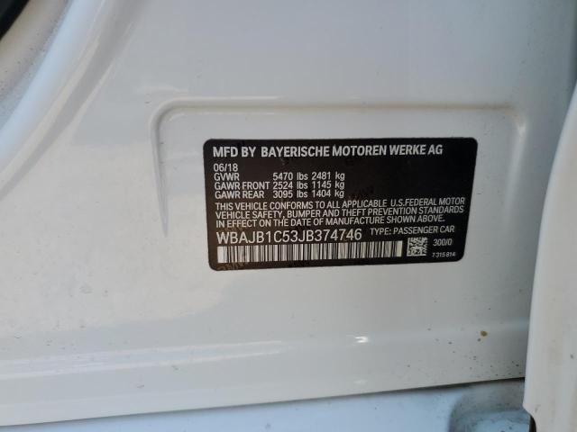 2018 BMW 530XE WBAJB1C53JB374746