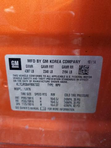 2015 CHEVROLET TRAX 1LT #3301889413