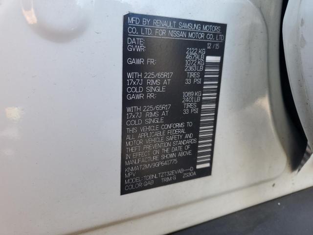 2016 NISSAN ROGUE S - KNMAT2MV9GP641775