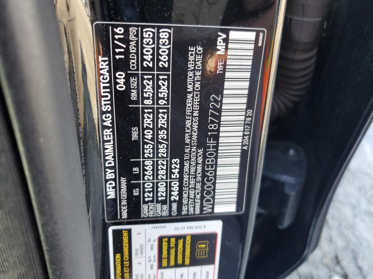 MERCEDES-BENZ GLC-CLASS 43 4MATIC AMG