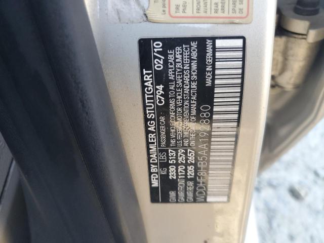 2010 MERCEDES-BENZ E 350 4MAT - WDDHF8HB5AA192880