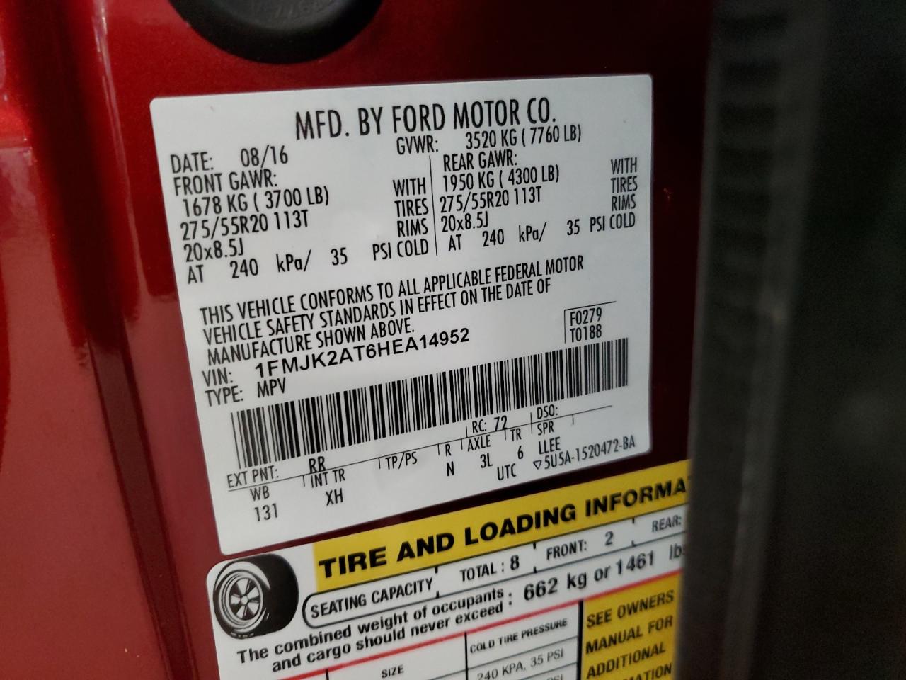 FORD EXPEDITION EL LIMITED