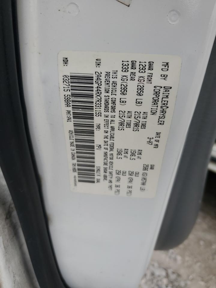 Lot #3287684010 2007 CHRYSLER TOWN & COU