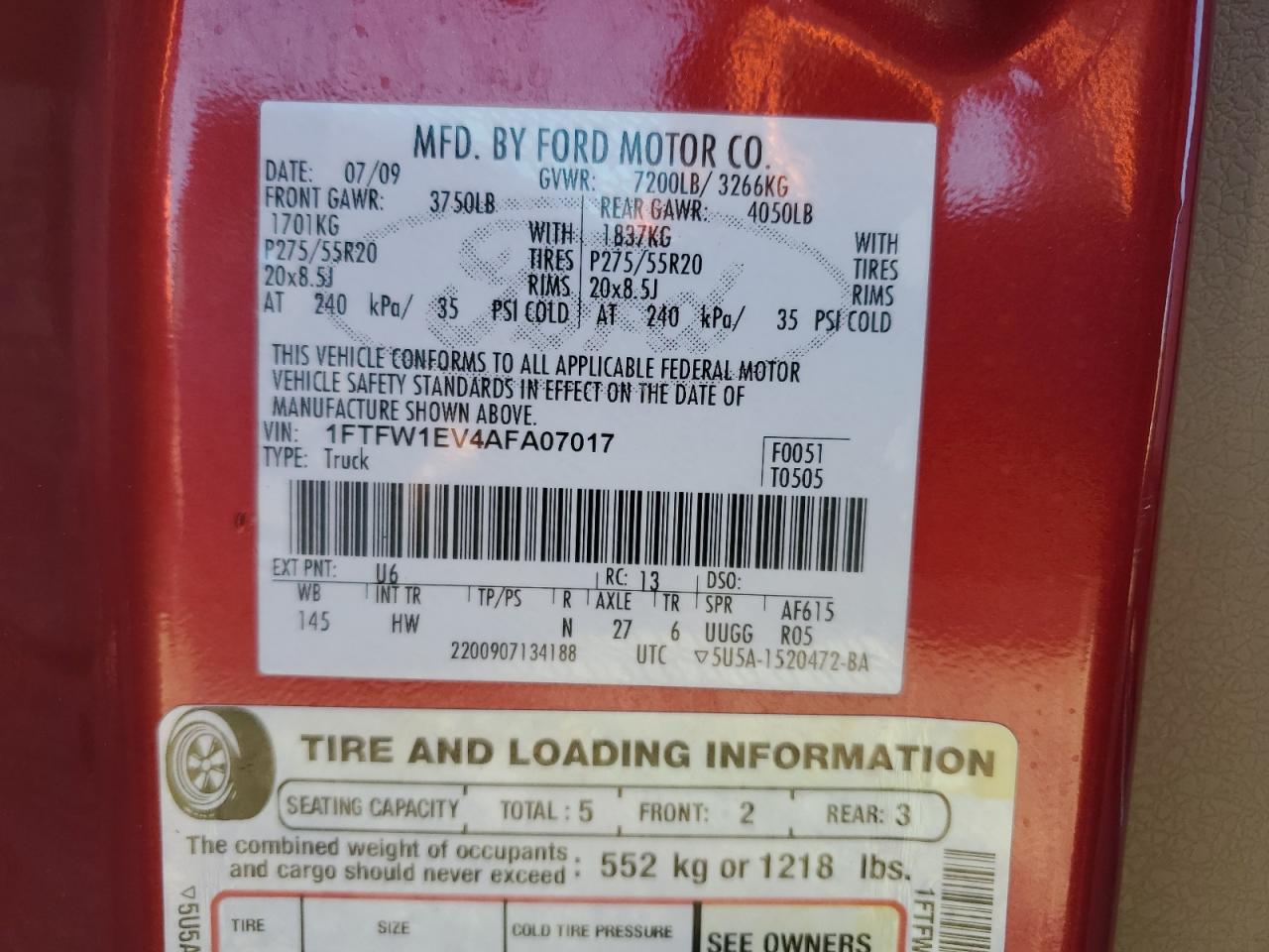 FORD F-150 SUPERCREW