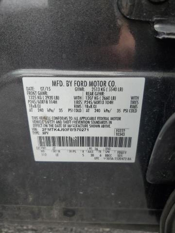 2015 FORD EDGE SEL #3303924692