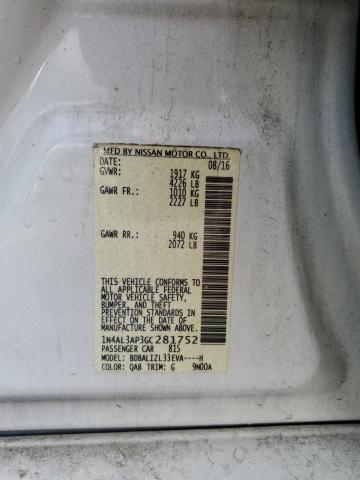 2016 NISSAN ALTIMA 2.5 1N4AL3AP3GC281752