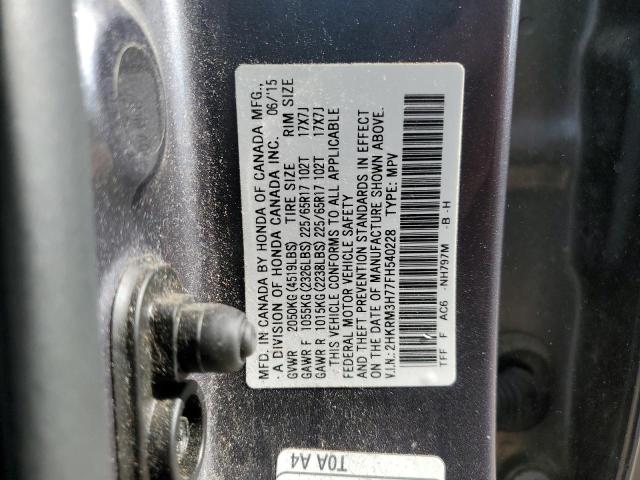 2015 HONDA CR-V EXL #3284914943