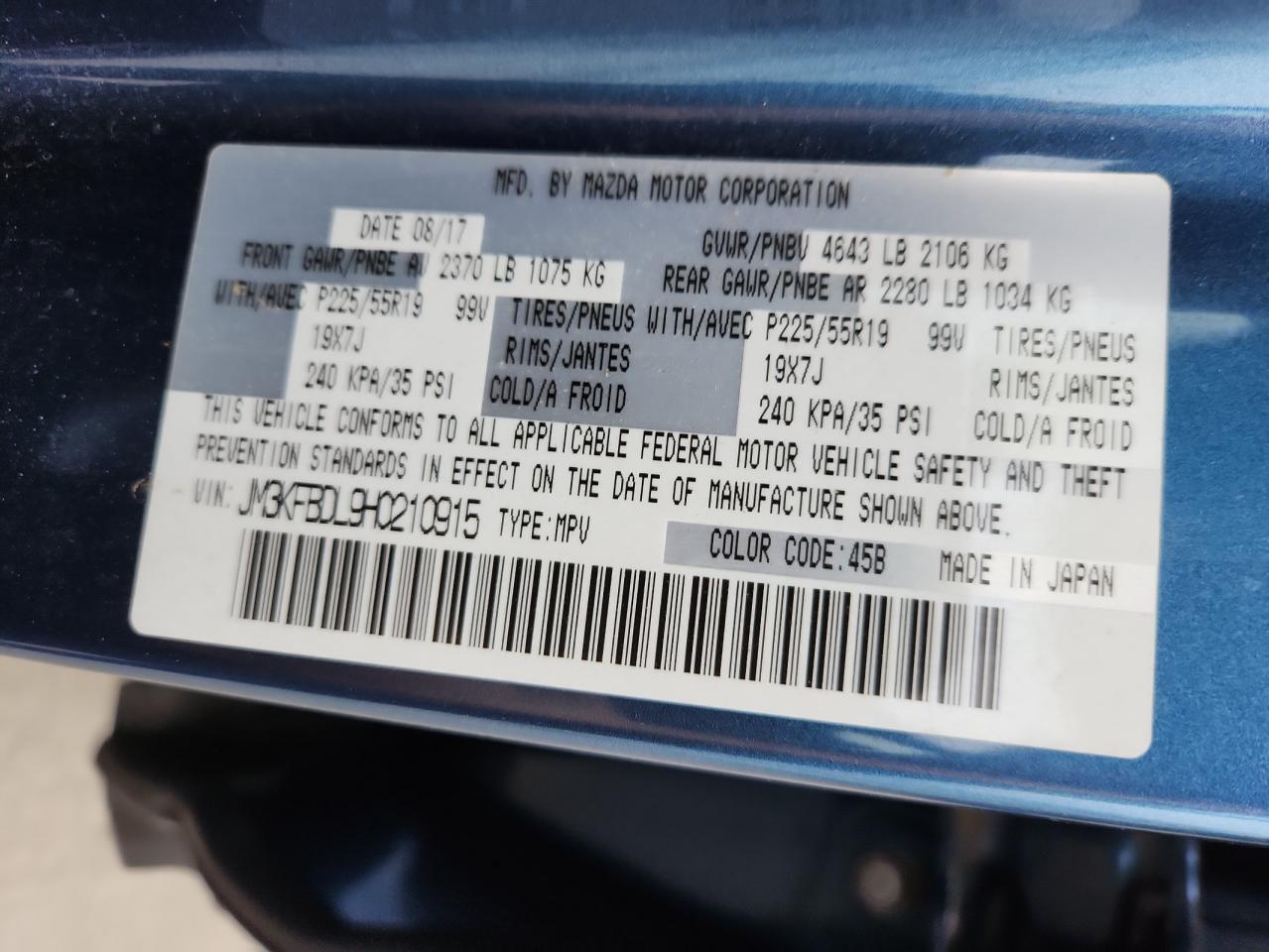 MAZDA CX-5 GRAND TOURING