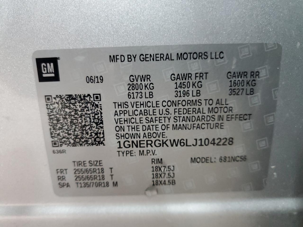 CHEVROLET TRAVERSE LT