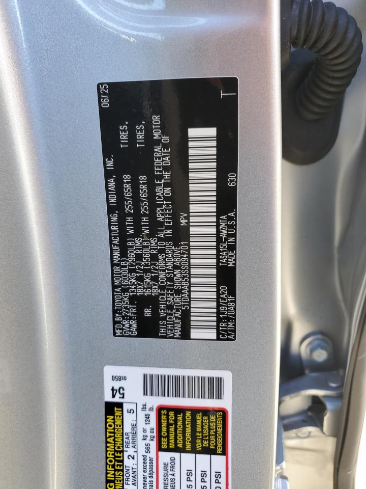 TOYOTA HIGHLANDER LE