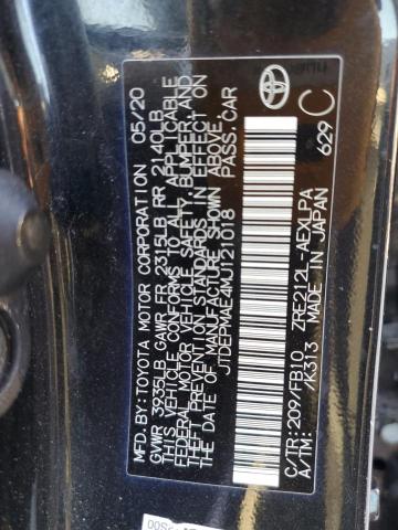 2021 TOYOTA COROLLA LE - JTDEPMAE4MJ121018