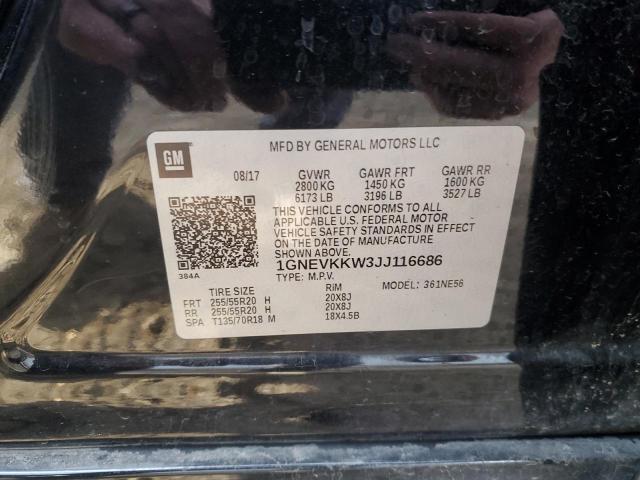 2018 CHEVROLET TRAVERSE H #3304607438