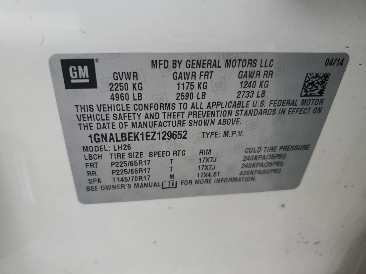 CHEVROLET EQUINOX LT